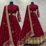 Semi –Stitched Soft Georgette Embroidery Work