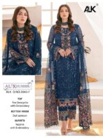 Soft Georgette & Embroidery With Sequence Work