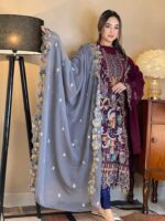 Soft Georgette & Embroidery With Sequence Work