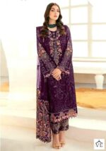 Soft Georgette & Embroidery With Sequence Work