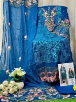 Soft Georgette & Embroidery With Sequence Work