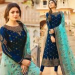 Soft Georgette Embroidery Work